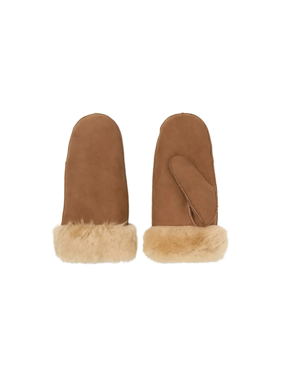 Online Beck Söndergaard Doa Shearling Vanter, , 8 Emperador Brown