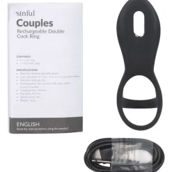 Sinful Dobbelt Penisring* Sexlegetøj