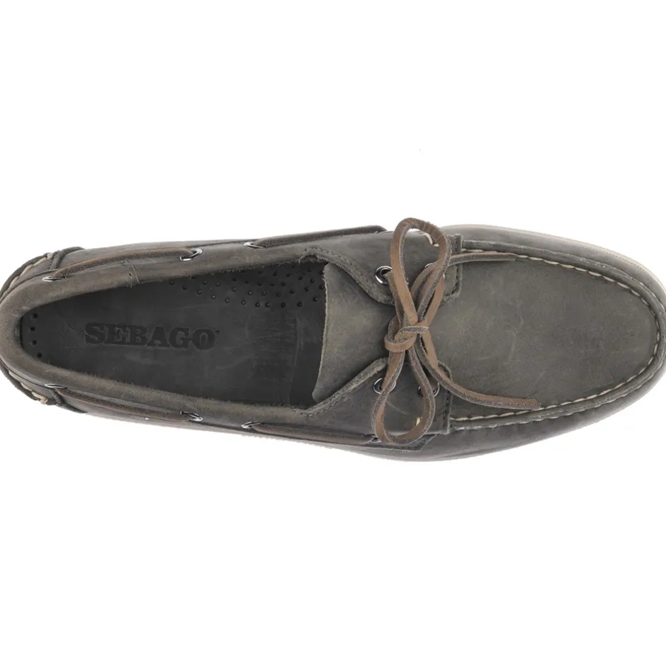 Online Sebago Docksides Crazy H Sko, , 41 Dark Grey