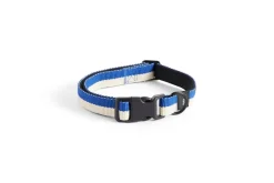 New HAY Dog Flat Hundehalsbånd, Blue/Off White