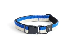 Outlet HAY Dog Flat Hundehalsbånd, Blue/ Off White