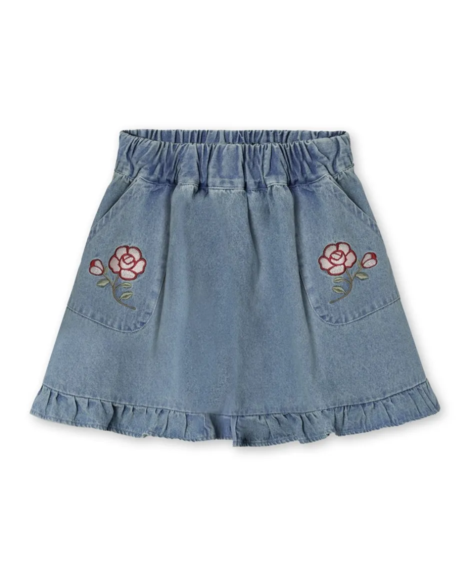 Best Fliink Don Rose Nederdel, , 122 cm Medium Denim Blue