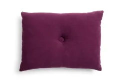 Sale HAY Dot Cushion Linen Pude, 45x60 cm Burgundy
