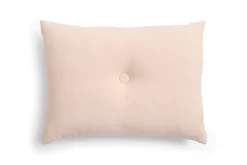 Outlet HAY Dot Cushion Linen Pude, , 45x60 cm Strawberry Milkshake