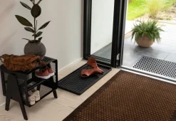 Clearance Tica Copenhagen Dot Gulvmåtte, , 90x130 cm Cognac/Mørkebrun