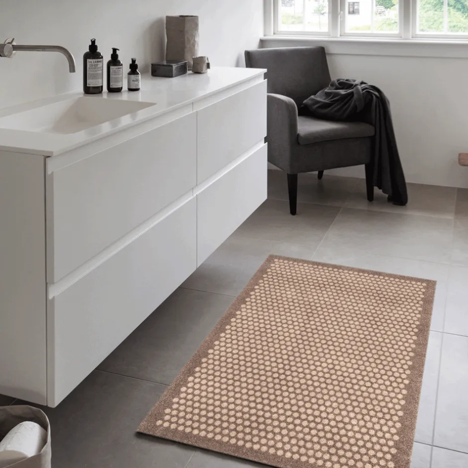 Clearance Tica Copenhagen Dot Gulvmåtte, , 90x130 cm Sand