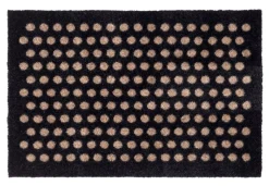 Hot Tica Copenhagen Dot Gulvmåtte, , 40x60 cm Sort/Sand