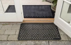 Sale Tica Copenhagen Dot Gummi Dørmåtte, , 45x75 cm Black