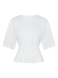 Neo Noir Dray Boxy Smock T-shirt, , 36*Dame T-Shirts & Toppe