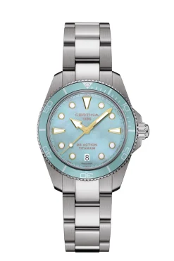 Sale Certina DS Action C048.210.44.131.00 Dameur, , 34,5 mm Light Blue