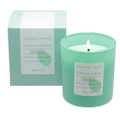 Online Sunday Rain Duftlys, Aloe Vera & Sweet Mint Aloe Vera & Sweet Mint