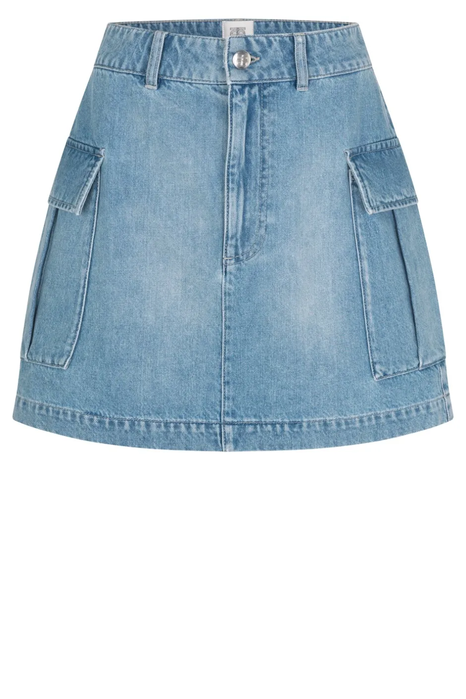 Sale Second Female Dustine Mini Nederdel, , XL Denim Blue
