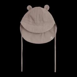 Hot Huttelihut Ears Muslin Sommerhat, , 6-12 mdr. Moon Rock