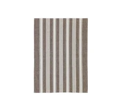 Sale Bastian Eco Stripe Viskestykke, , 50x70 cm Coffee Bean