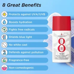 Elizabeth Arden Eight Hour HydraPlay™ Daily Defense Nourishing Fluid, , 50 ml* Solbeskyttelse