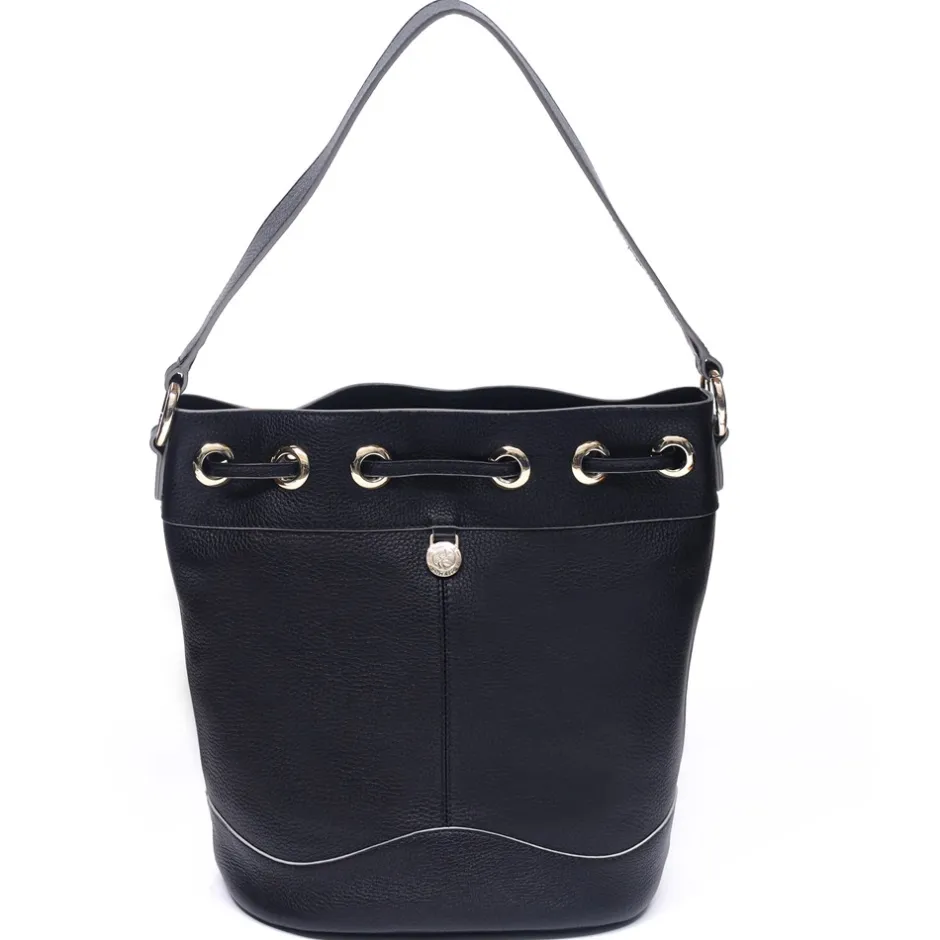 Clearance Adax Elena Bucket Bag, Sort
