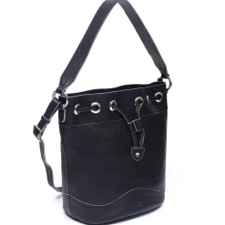 Clearance Adax Elena Bucket Bag, Sort