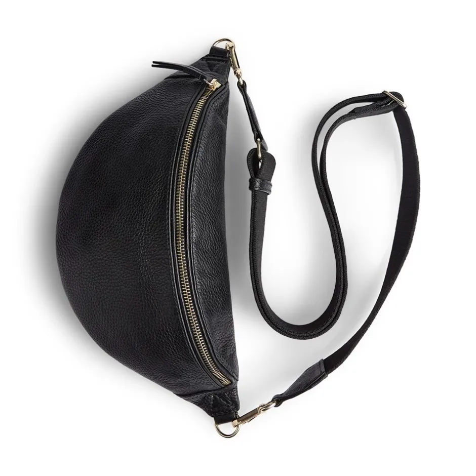 Markberg Elinor Bæltetaske, Black/Gold