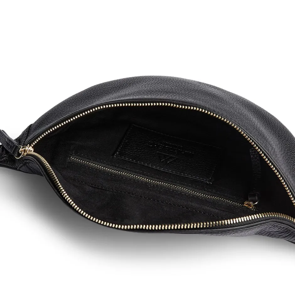 Markberg Elinor Bæltetaske, Black/Gold