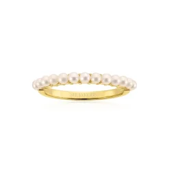 Outlet Sif Jakobs Jewellery Ellera Perla Ring, , 52 Gold Plated