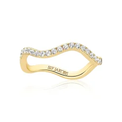 Sif Jakobs Jewellery Ellera Waves Ring, , 52*Dame Ringe