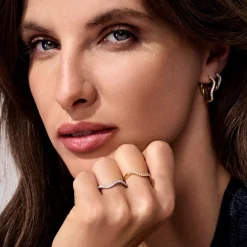Sif Jakobs Jewellery Ellera Waves Ring, , 56*Dame Ringe