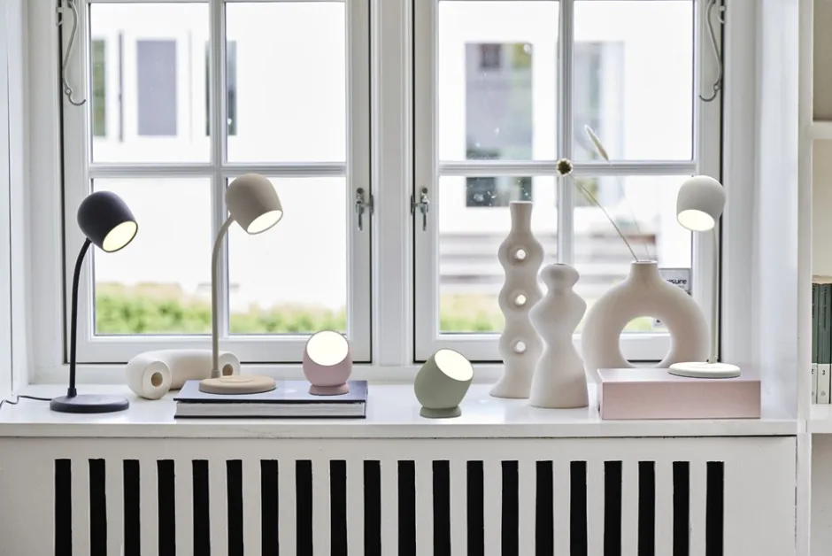 Sale Kreafunk Ellie Bordlampe, Ivory Sand