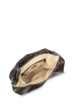 Discount Silfen Ellie Crossbody, Brown Cracked
