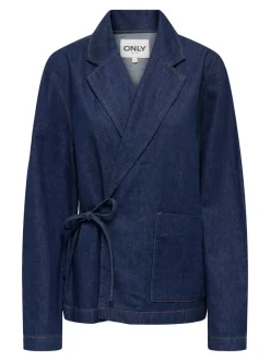 Clearance ONLY Ellis Denimjakke, , M Dark Blue Denim