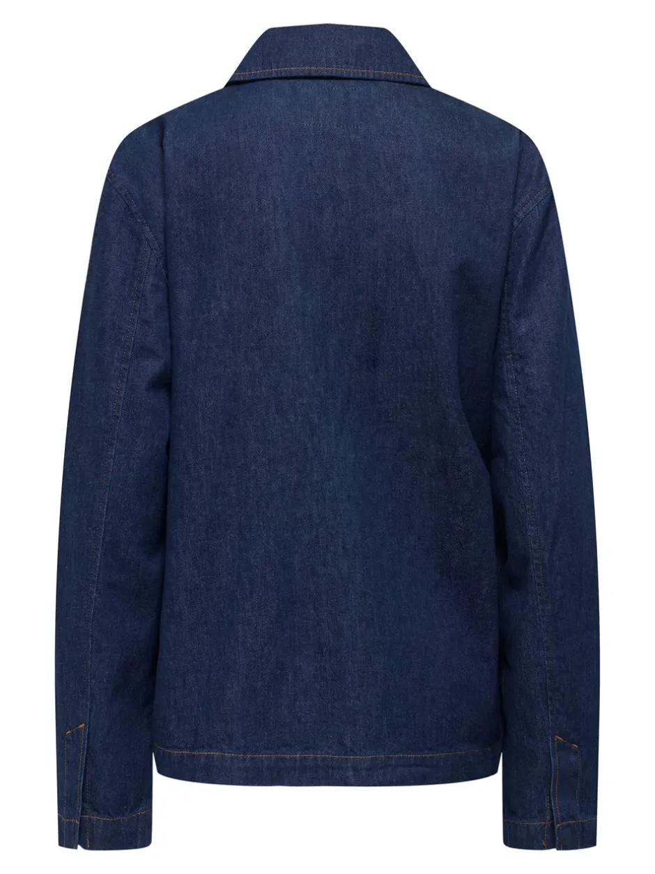 Clearance ONLY Ellis Denimjakke, , M Dark Blue Denim