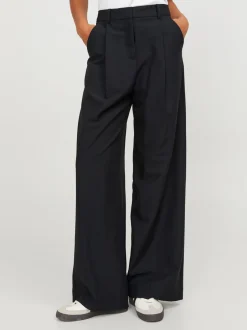 Hot JJXX Ellis Wide Højtaljede Bukser, , S/L32 Black