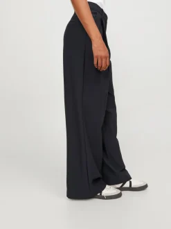 Hot JJXX Ellis Wide Højtaljede Bukser, , S/L32 Black