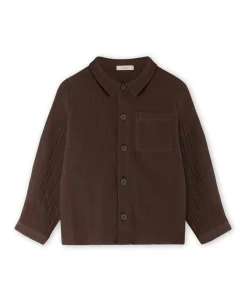 Sale Fliink Elmo Skjorte, , 122 cm Coffee Bean