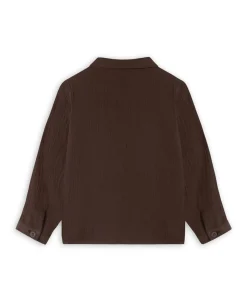 Sale Fliink Elmo Skjorte, , 122 cm Coffee Bean