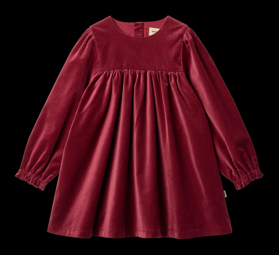 Sale Wheat Elvira Kjole, , 110 cm Ruby Red