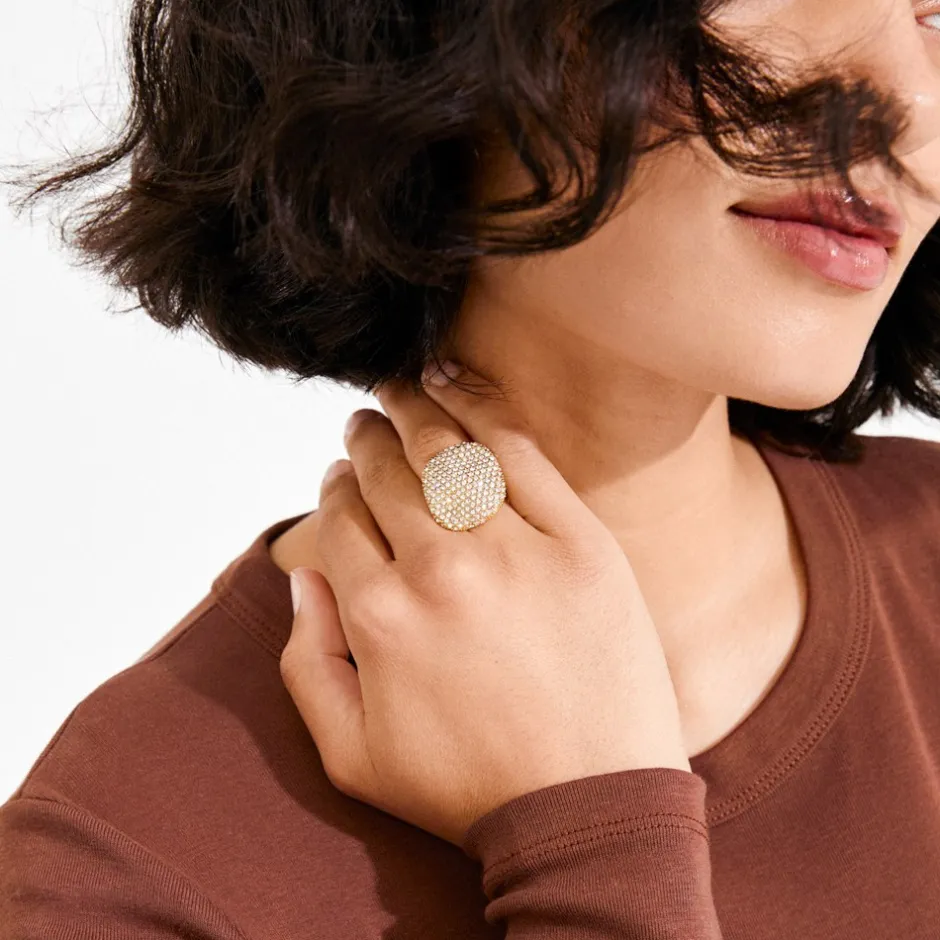 Clearance Pilgrim Ember Ring, Gold Plated