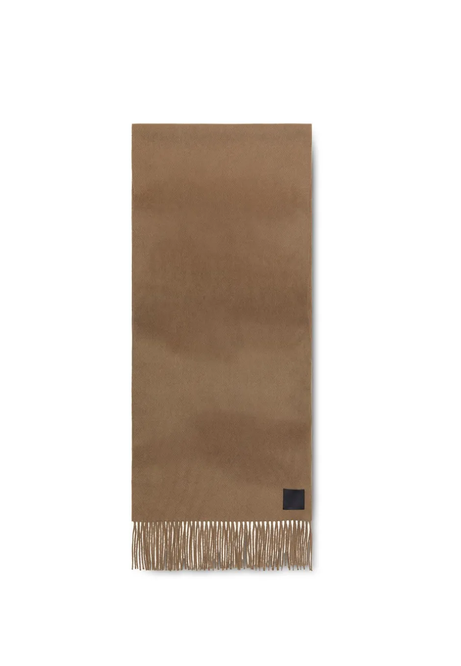 Hot Calvin Klein Emblem Brushed Wool Tørklæde, Walnut