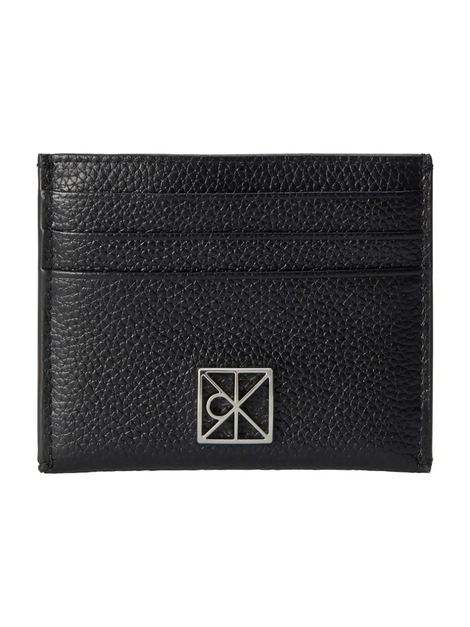 Best Calvin Klein Emblem Kortholder, Black