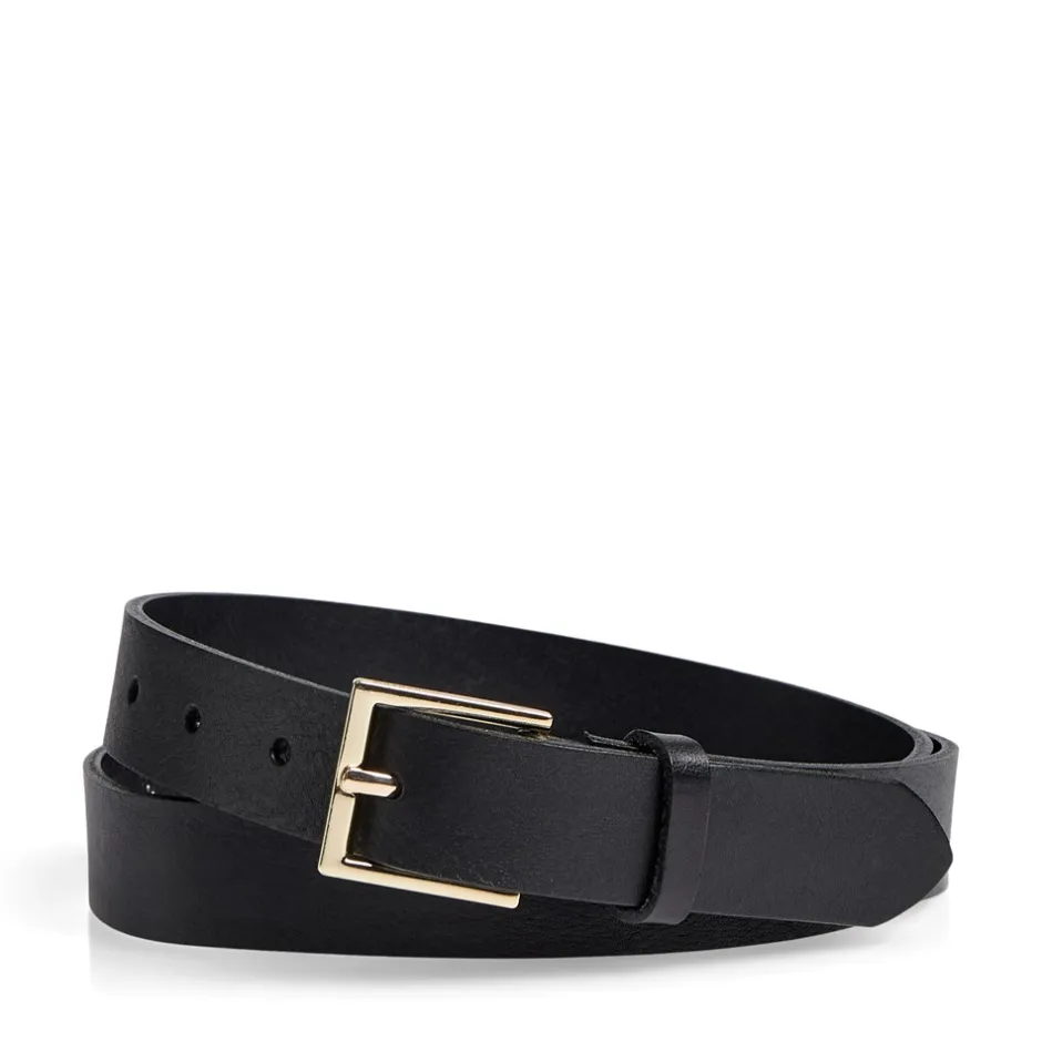 Outlet Markberg Emira Bælte, , 85 cm Black/Gold