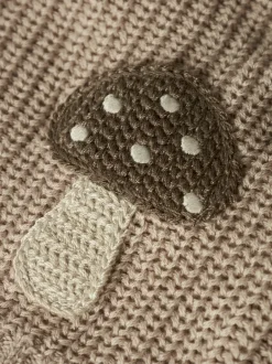 Discount Lil' Atelier Emlen Cardigan, Oxford, 110 cm Oxford Tan