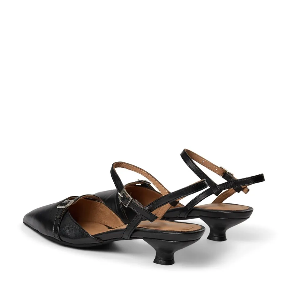 Clearance Pavement Emmelie Højhælede Sko, , 40 Black