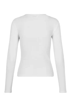 Envii Enally Langærmet T-shirt, , M Bright White