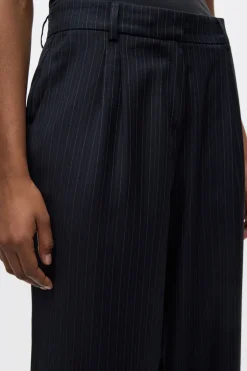 New Envii Endore Bukser, , 38 Dark Navy Pinstripe
