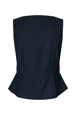 New Envii Enfresno Vest, , 40 Dark Navy Pinstripe