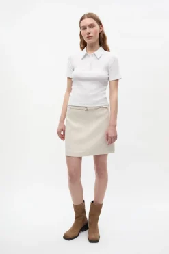New Envii Ensnappie Nederdel, , 36 Light Sand Mel