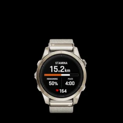 Outlet Garmin Epix Pro (Gen 2) 010-02802-20 Sapphire Edition Smartwatch, , 42 mm Soft Gold