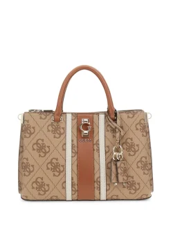Outlet Guess Erenia Girlfriend Håndtaske, Latte Logo