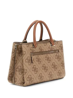 Outlet Guess Erenia Girlfriend Håndtaske, Latte Logo