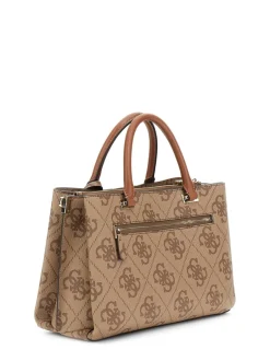 Outlet Guess Erenia Girlfriend Håndtaske, Latte Logo