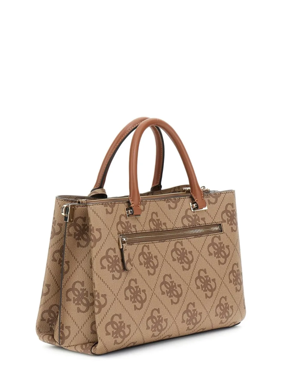 Outlet Guess Erenia Girlfriend Håndtaske, Latte Logo